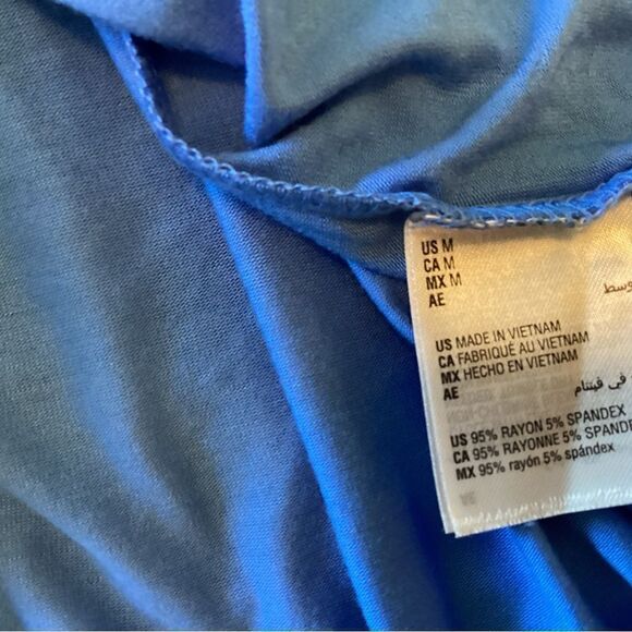 NWT. Jenni Brand Women’s 2 PC Pajama Set Size Medium in Blue and White - Picture 9 of 14